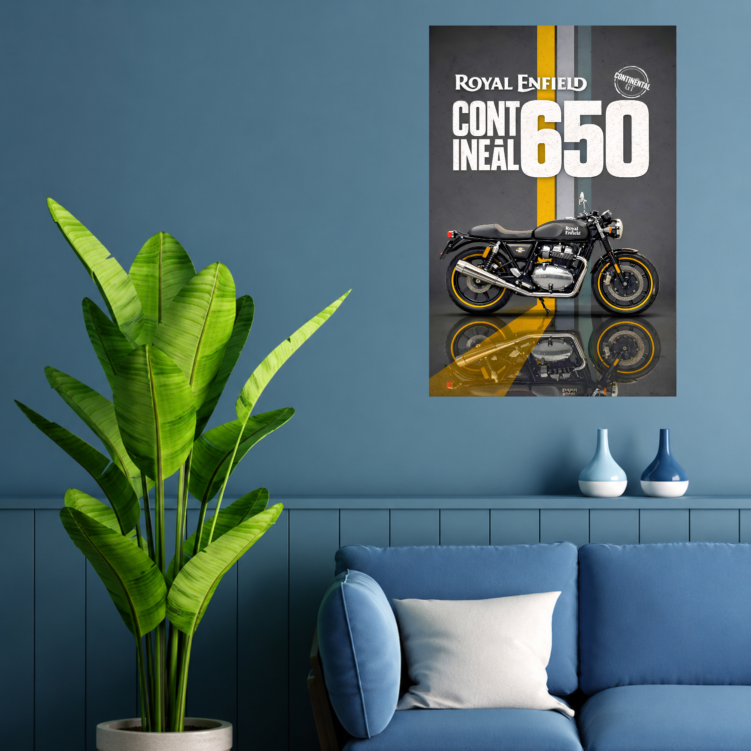 Royal Enfield Continental GT 650 Heritage Wall Poster