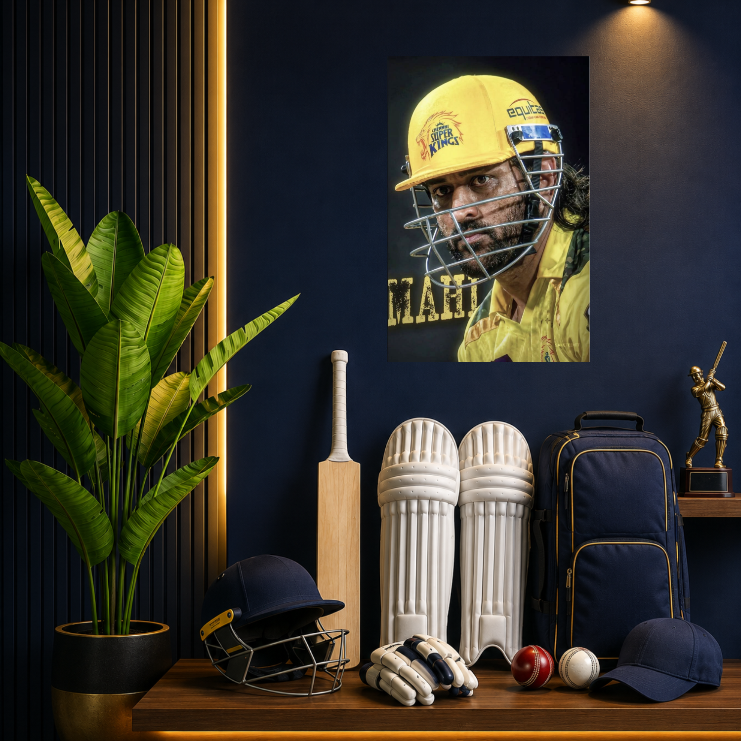 Legend Forever (MS Dhoni)Wall Poster