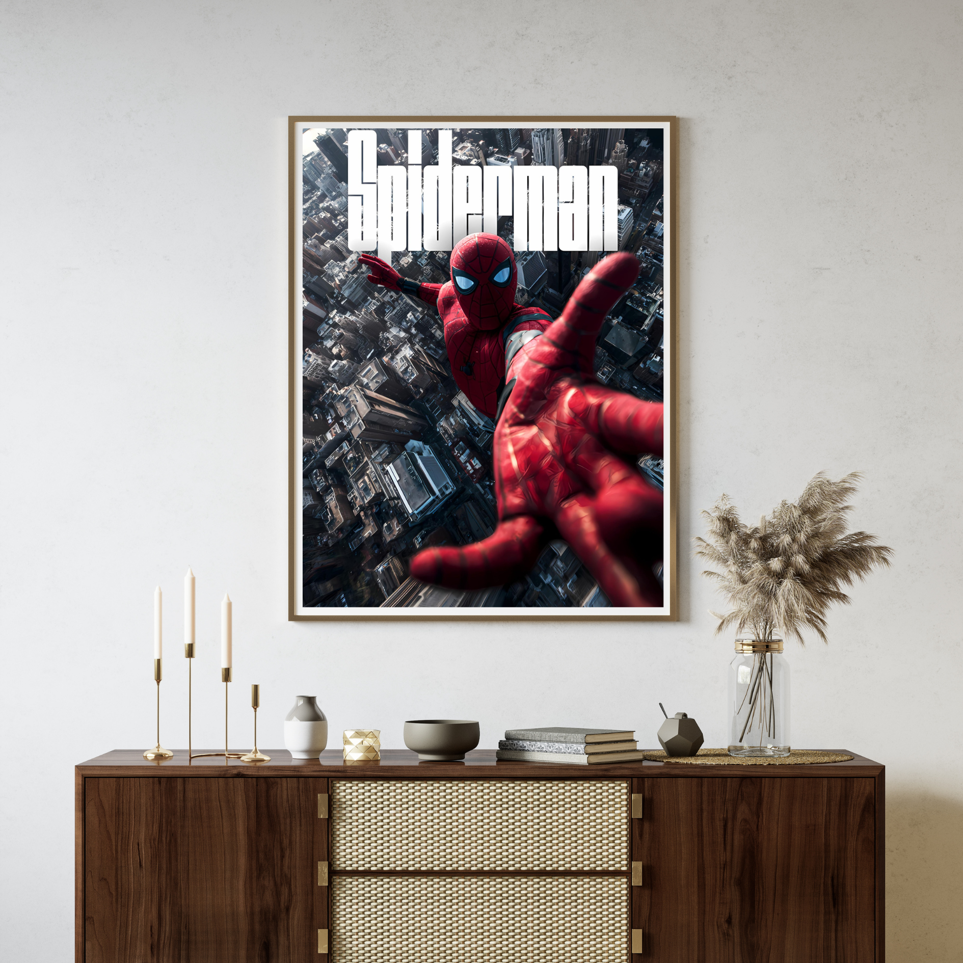 City Swing Adventure Wall Poster | Dynamic Comic Art Print