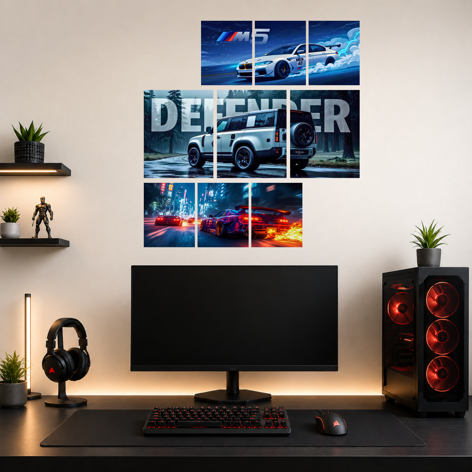 Defender Combo Pack - 9pcs 13"x19" & A4 Posters Mix