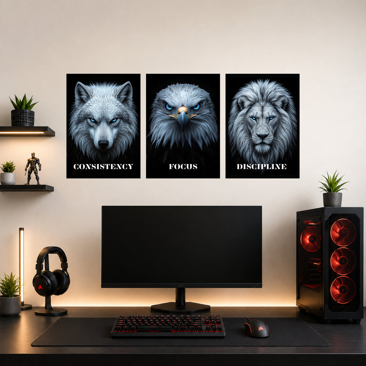 Consistency, Focus, Discipline Combo Pack - 3pcs