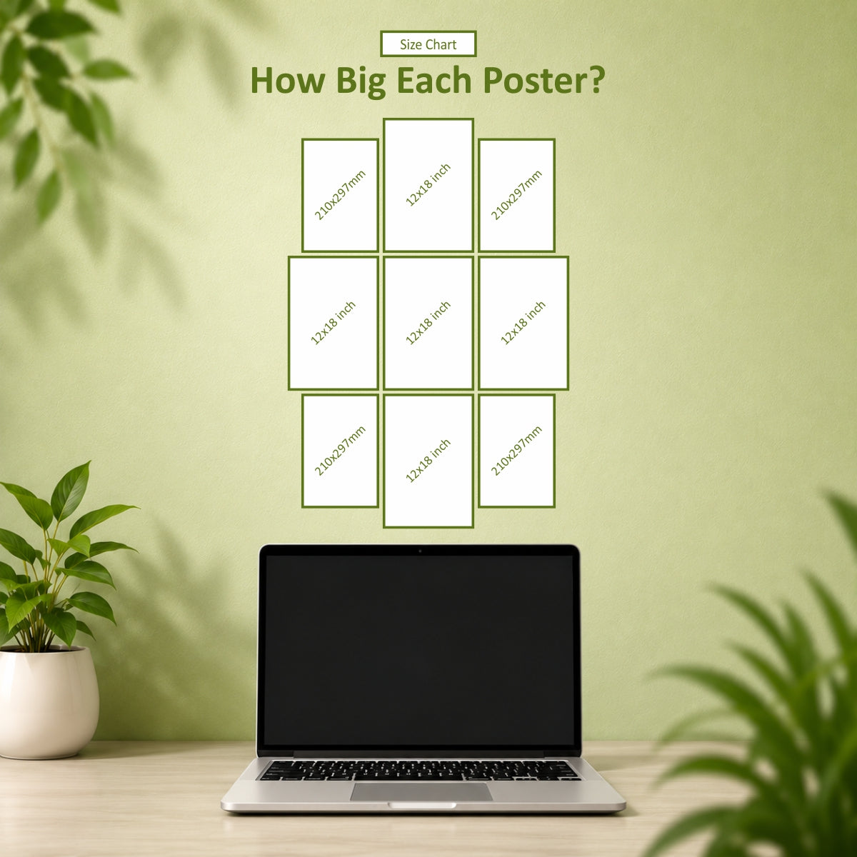 Bike Combo Pack - 9 pcs 12"x18" & A4 Posters Mix