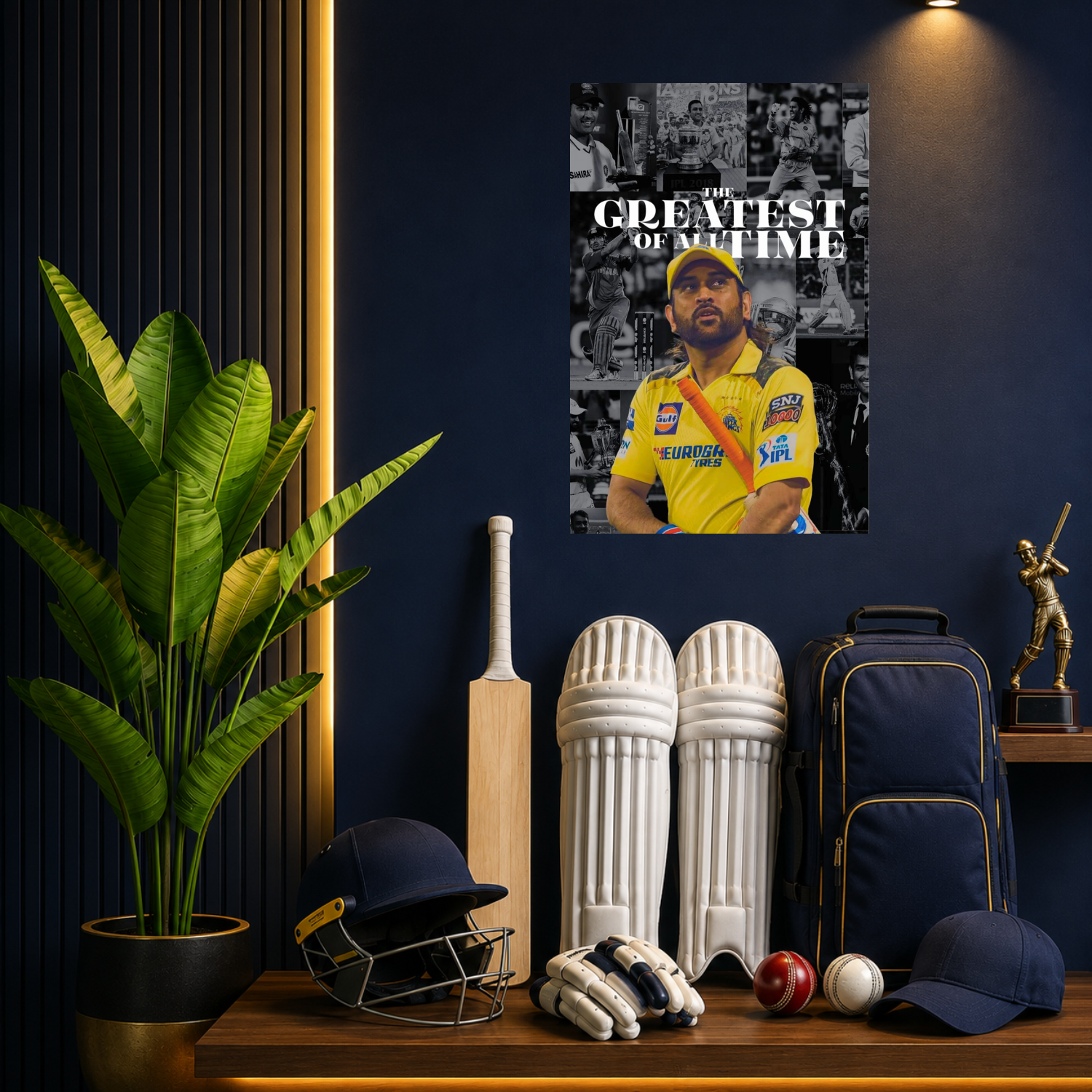 Captain Cool (Maahi) Wall Poster
