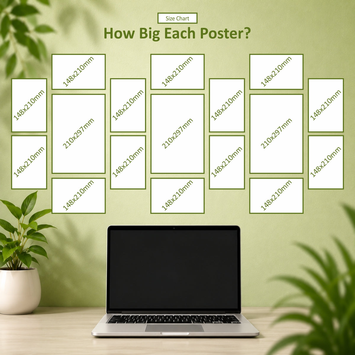 Car Combo Pack - 17 pcs A4 & A5 Posters Mix