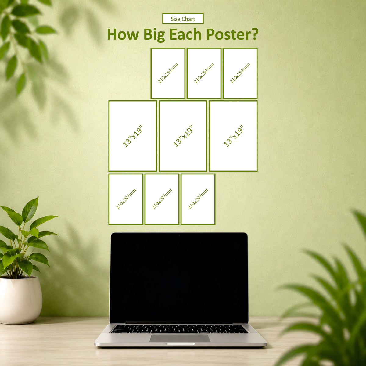 Defender Combo Pack - 9pcs 13"x19" & A4 Posters Mix