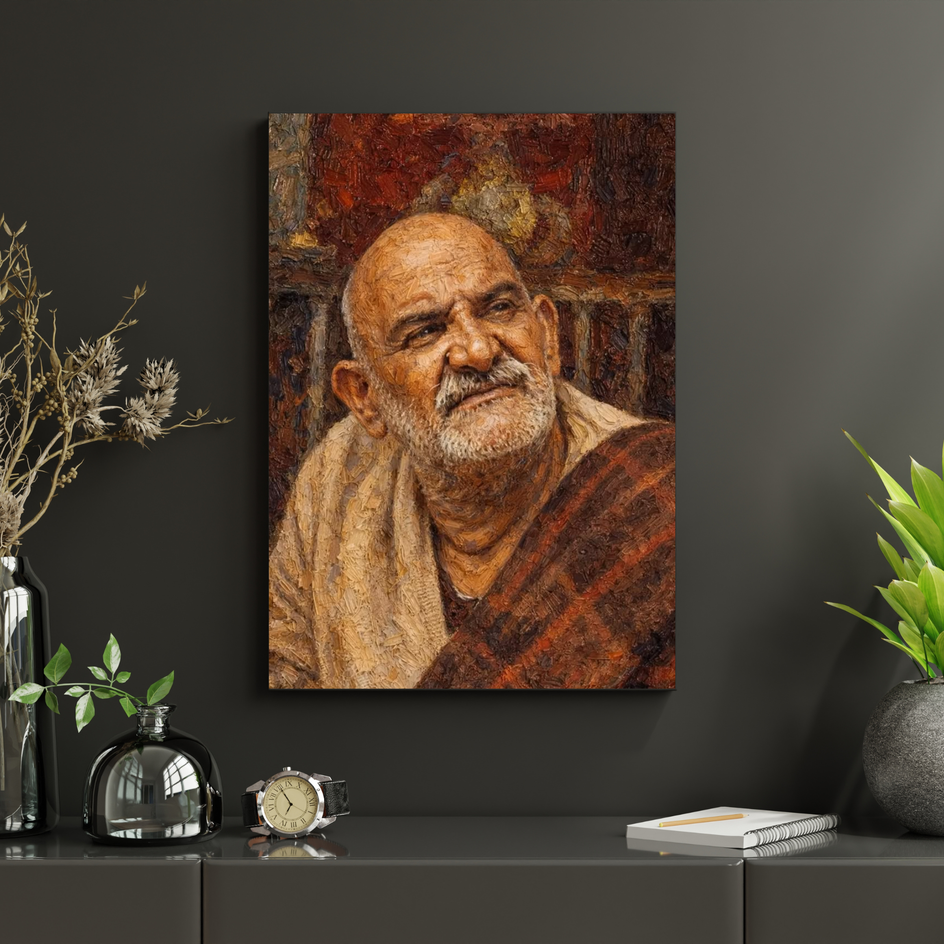 Neem Karoli Baba Premium Wall Poster