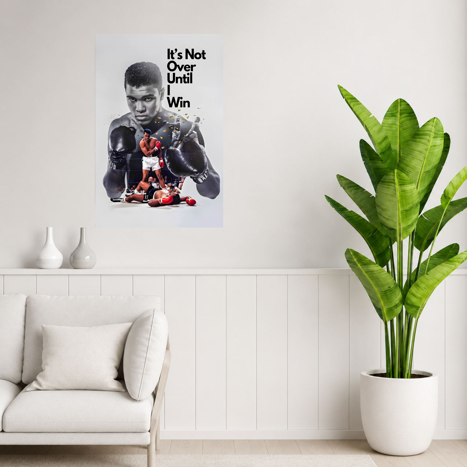 It's Not Over Until I Win – Motivational Wall Poster