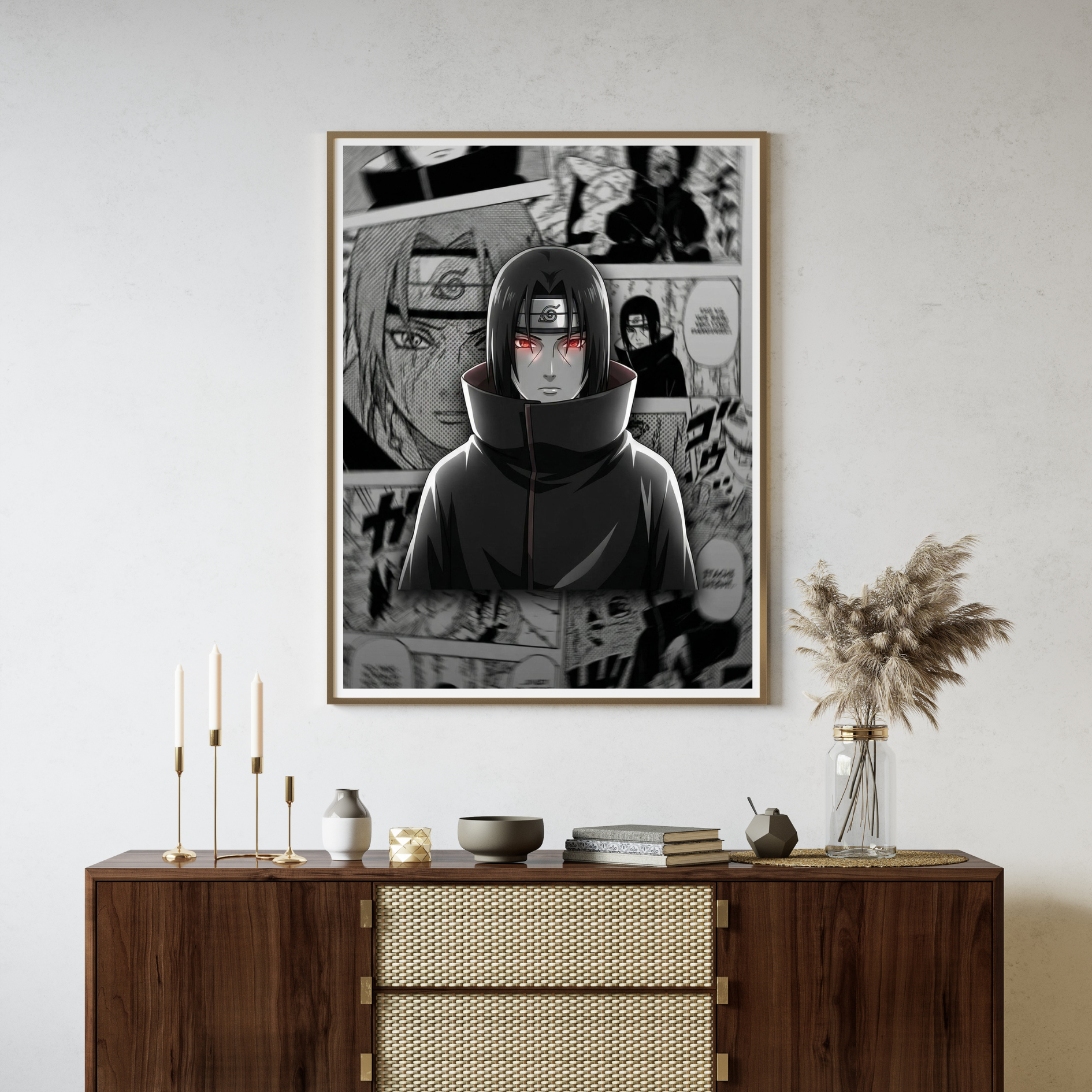 Shadow Eyes Warrior Wall Poster