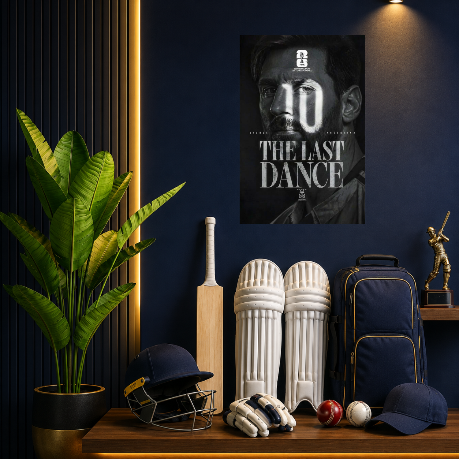 Argentina Legend Messi Wall Poster