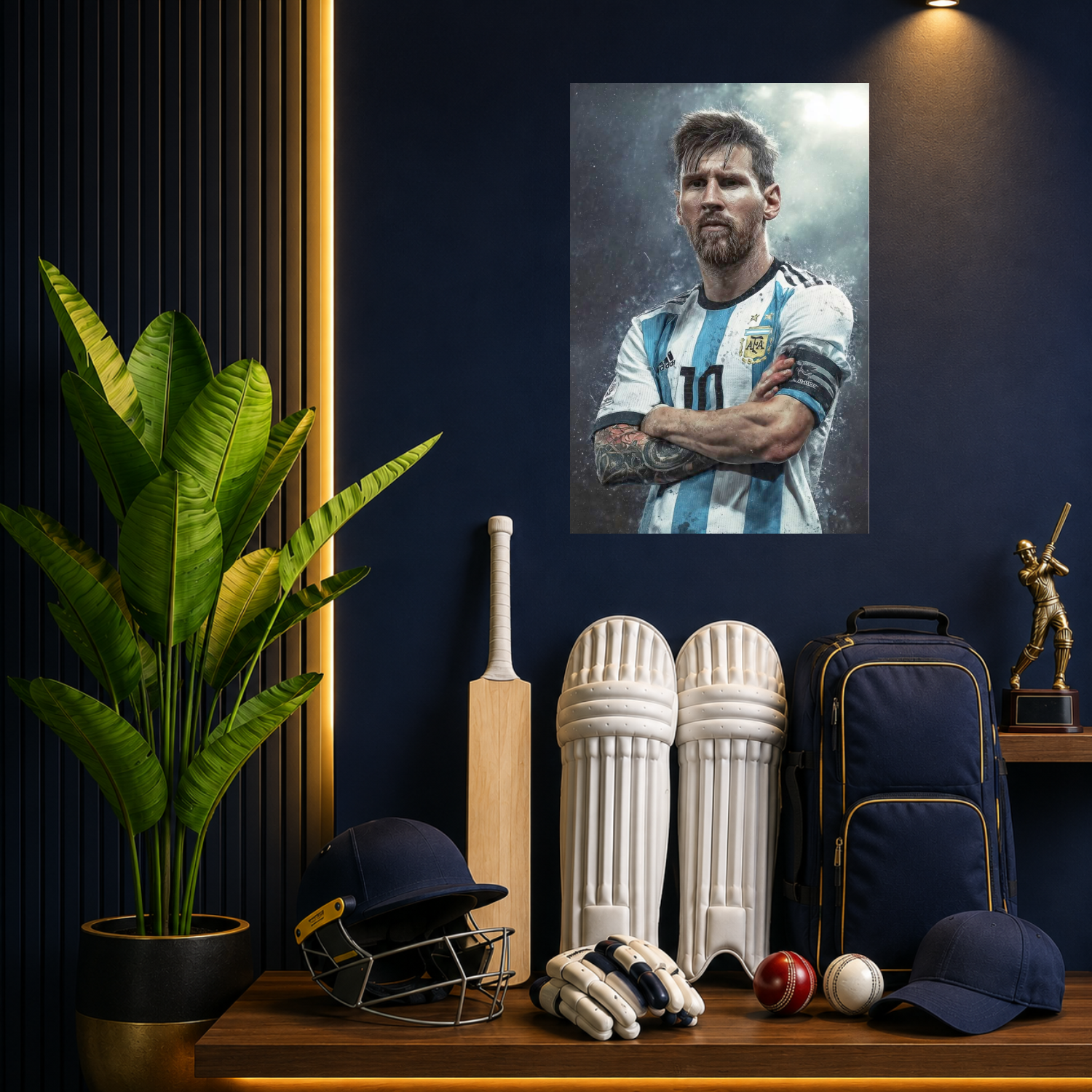 King of Football Wall Poster