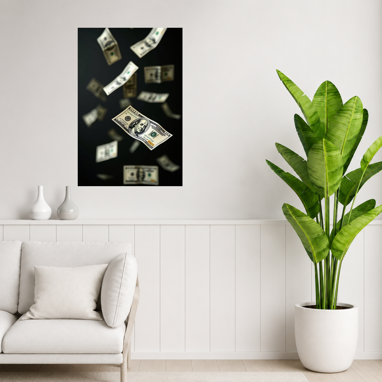 Money Rain Wall Poster