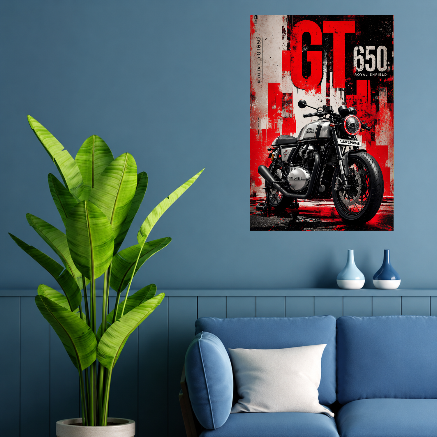 Royal Enfield Continental GT 650 Inferno Edition Premium Poster