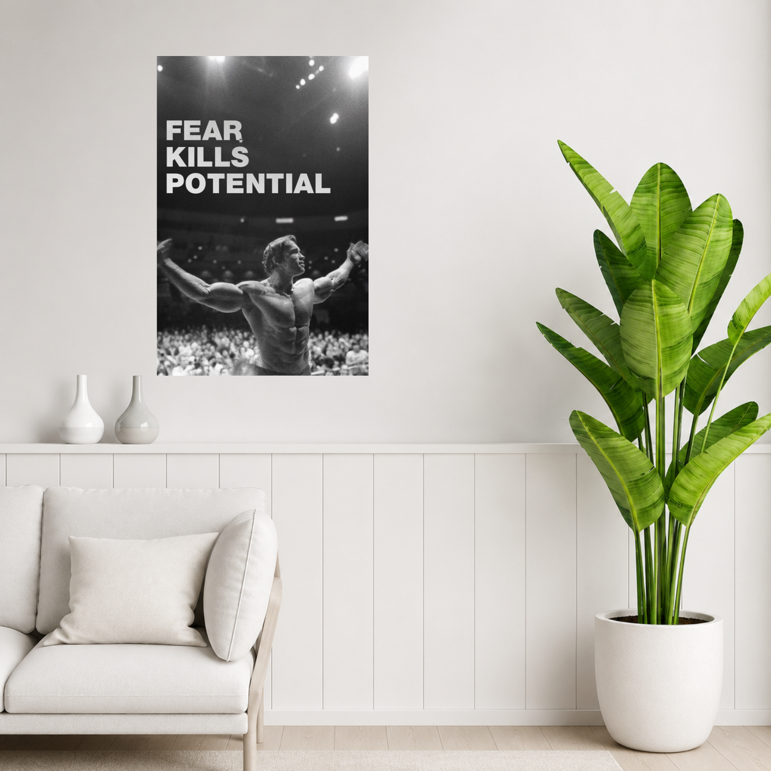 Fearless Mindset Wall Poster