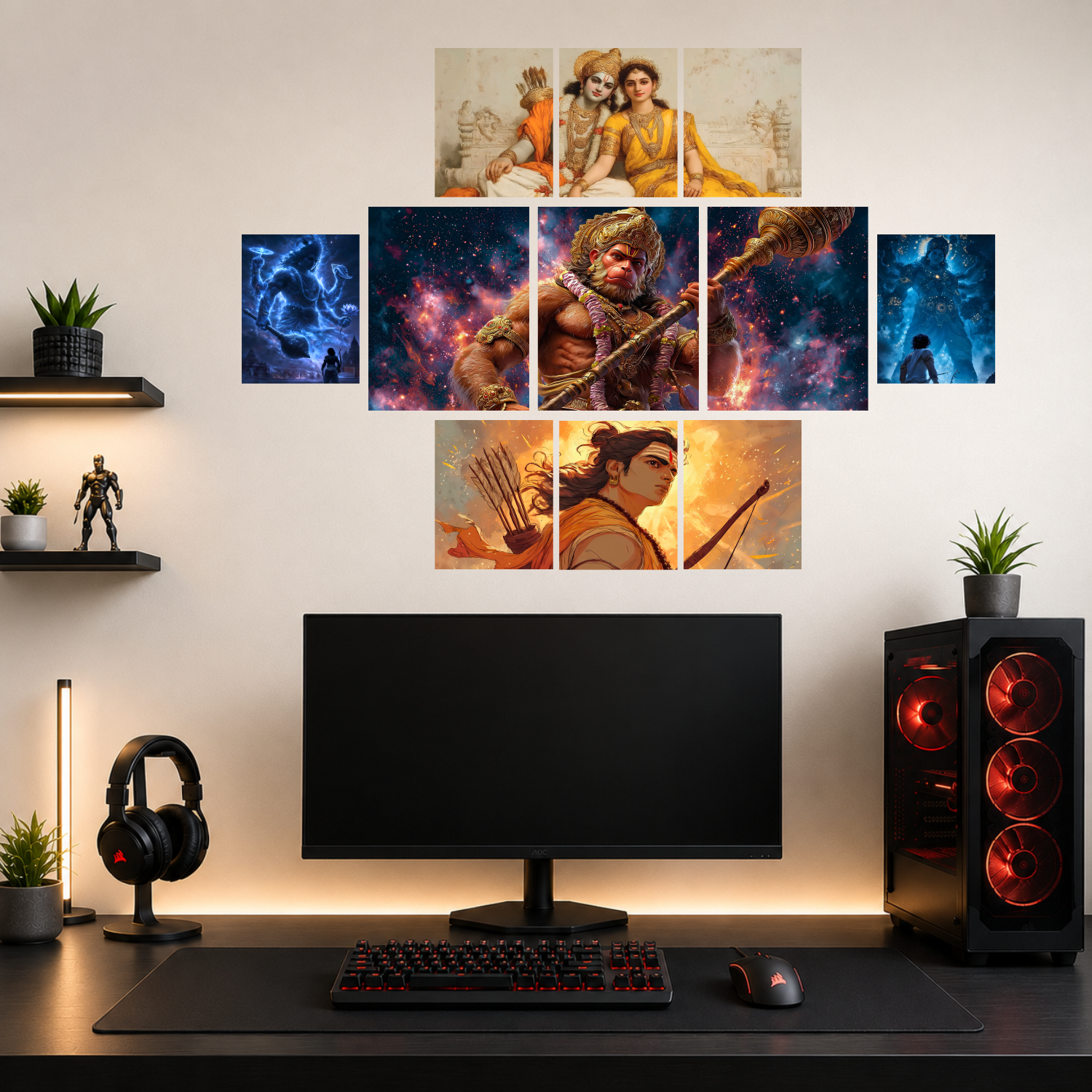 Spiritual Combo Pack - 11pcs 12"x18" & A4 Posters Mix